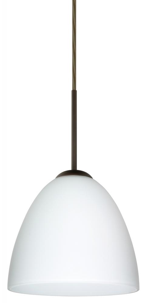 Besa Vila Pendant For Multiport Canopy Bronze Opal Matte 1x60W Medium Base