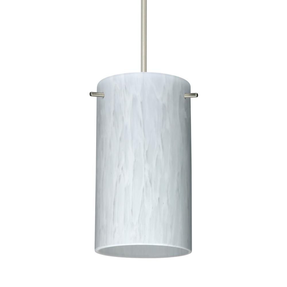 Besa Stilo 7 Pendant Satin Nickel Carrera 1x50W Halogen, 277V