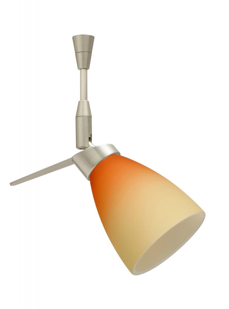 Besa Spotlight Andi Satin Nickel Bicolor Orange/Pina 1x35W Halogen Mr11