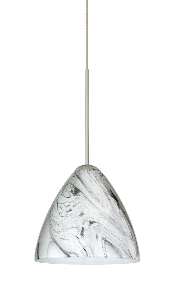 Besa Pendant For Multport Canopy Mia Satin Nickel Marble Grigio 1x50W Halogen