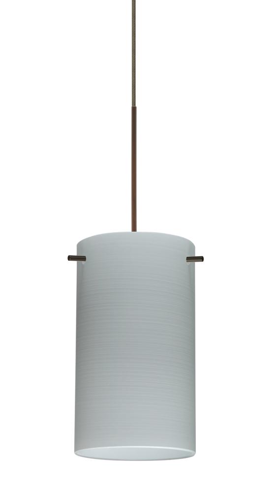 Besa Stilo 7 Pendant for Multiport Canopy Bronze Chalk 1x50W Halogen, 15Ft. Cord