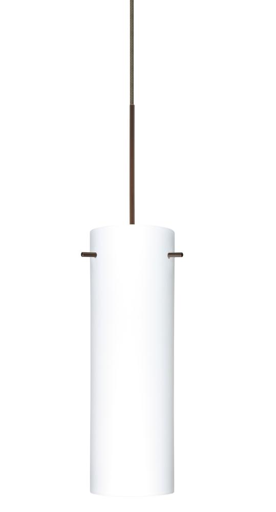 Besa Copa Pendant for Multiport Canopy, Opal Matte, Bronze, 1x50W Halogen, 15Ft. Cord