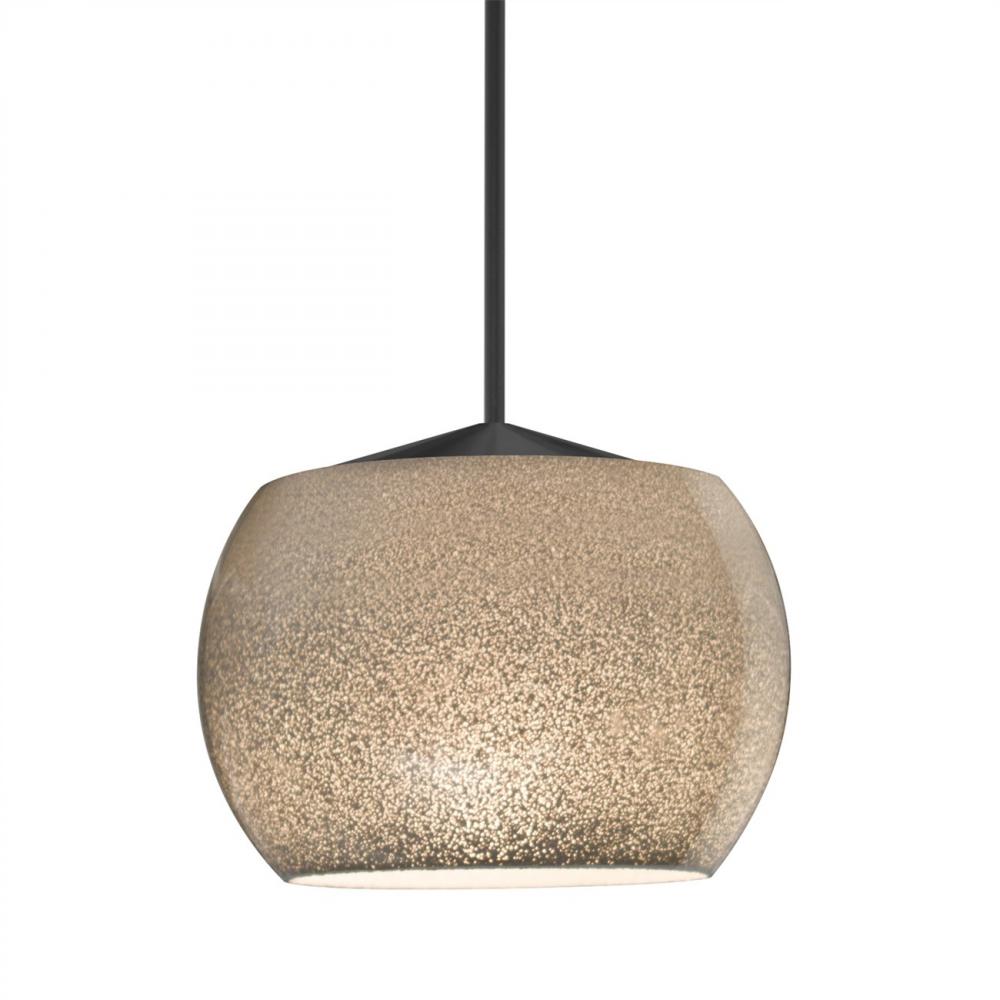 Besa, Keno Cord Pendant for Multiport Canopy, Smoke Sand, Black Finish, 1x3W LED