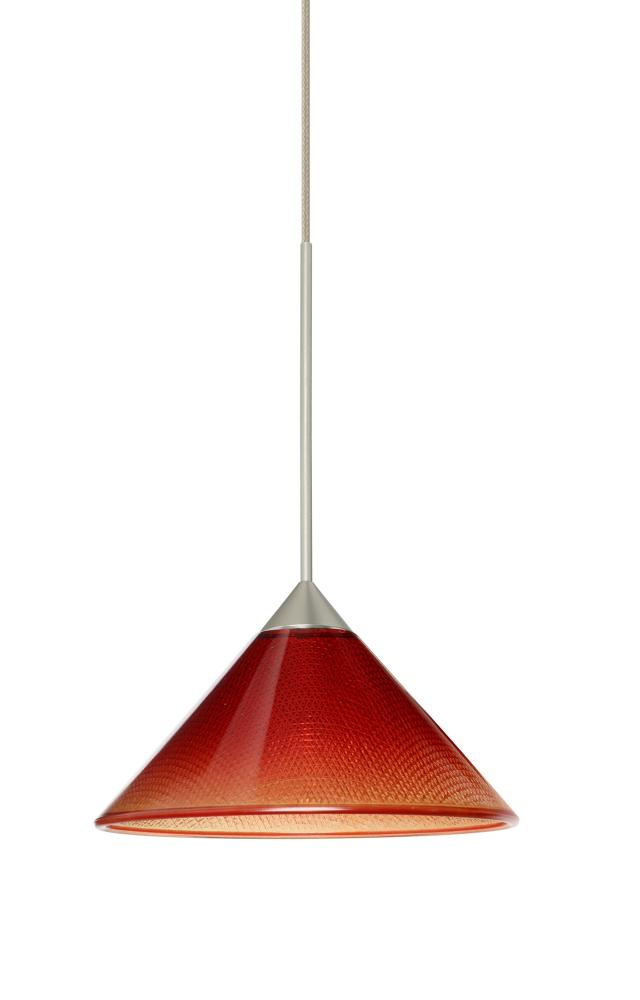 Besa Pendant Kona Satin Nickel Sunset 1x50W Halogen