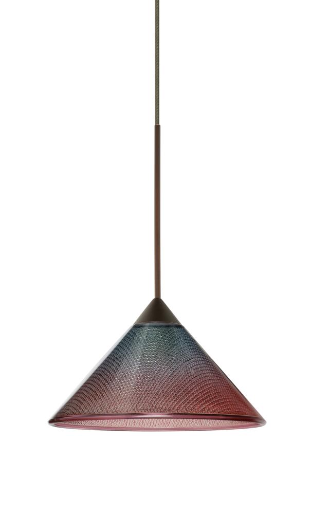 Besa Pendant Kona Bronze Bi-Color 1x50W Halogen