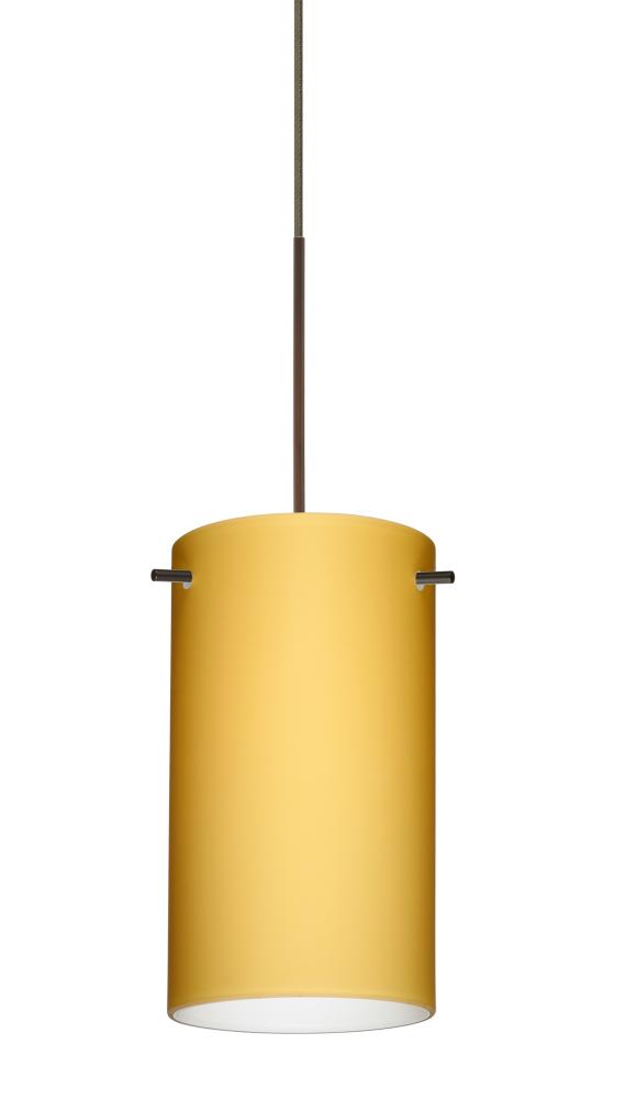 Besa Pendant Stilo 7 Bronze Vanilla Matte 1x50W GY6.35