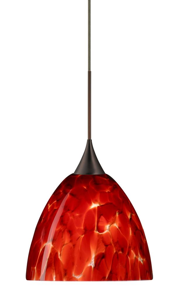 Besa Pendant Sasha Bronze Garnet 1x50W GY6.35