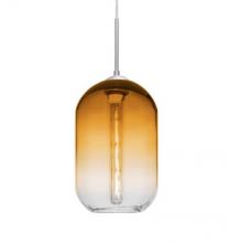 Besa Lighting OMEGA12AMGO - Omega 12 Glass Only, Amber/Clear