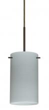 Besa Lighting 1BC-4404KR-BR - Besa Stilo 7 Pendant Bronze Chalk 1x50W Candelabra