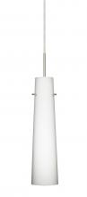 Besa Lighting 1BT-567407-LED-SN - Besa Camino Pendant Satin Nickel Opal Matte 1x5W LED