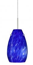 Besa Lighting 1JC-412686-SN - Besa Pera 9 Pendant Satin Nickel Blue Cloud 1x100W Medium Base