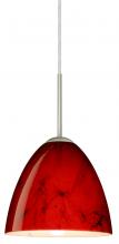 Besa Lighting 1JC-4470MA-SN - Besa Vila Pendant Satin Nickel Magma 1x60W Medium Base