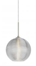 Besa Lighting 1JC-461600-SN - Besa Kristall 8 Pendant Satin Nickel Clear 1x75W Medium Base