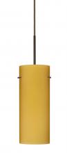 Besa Lighting 1JT-4123VM-LED-BR - Besa Stilo 10 LED Pendant Vanilla Matte Bronze 1x9W LED