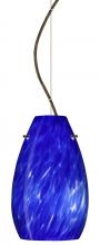 Besa Lighting 1KX-412686-LED-BR - Besa Pera 9 LED Pendant Blue Cloud Bronze 1x9W LED