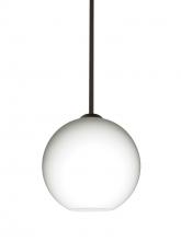 Besa Lighting 1TT-COCO807-LED-BR - Besa Coco 8 Stem Pendant, Opal Matte, Bronze Finish, 1x9W LED