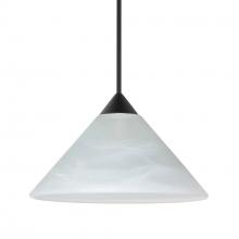 Besa Lighting 1XC-117652-BK - Besa Pendant Kona, Black Finish, Marble 1x50W MAX GY6.35 Base