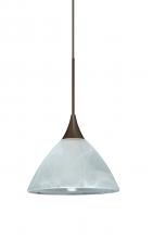 Besa Lighting 1XC-174352-LED-BR - Besa Pendant Domi Bronze Marble 1x6W LED