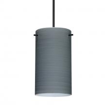 Besa Lighting 1XC-4404TN-BK-277 - Besa Stilo 7 Pendant Black Titan 1x50W Halogen, 277V