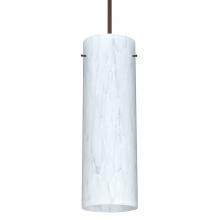 Besa Lighting 1XC-493019-BR-277 - Besa Copa Pendant, Carrera, Bronze, 1x50W Halogen, 277V