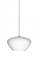 Besa Lighting 1XC-541007-LED-SN - Besa Pendant Peri Satin Nickel Opal Matte 1x5W LED