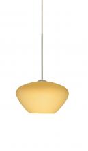 Besa Lighting 1XC-5410VM-SN - Besa Pendant Peri Satin Nickel Vanilla Matte 1x50W Halogen