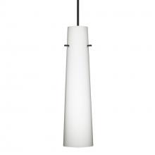 Besa Lighting 1XC-567407-BK-277 - Besa Camino Pendant Black Opal Matte 1x50W Halogen, 277V