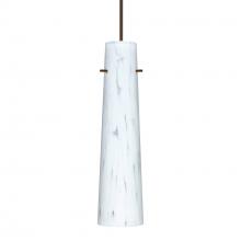 Besa Lighting 1XC-567419-BR-DIM010 - Besa Camino Pendant Bronze Carrera 1x50W Halogen, 0-10V Dimming