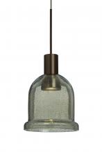 Besa Lighting 1XC-KIBAMS-LED-BR - Besa, Kiba Cord Pendant, Moss Bubble, Bronze Finish, 1x3W LED