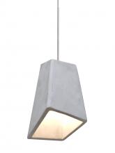 Besa Lighting 1XC-SKIPNA-LED-SN - Besa Skip Cord Pendant, Natural, Satin Nickel Finish, 1x9W LED