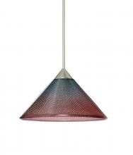 Besa Lighting 1XT-117691-LED-SN - Besa Pendant Kona Satin Nickel Bi-Color 1x5W LED