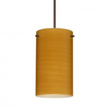 Besa Lighting 1XT-4404OK-BR-277 - Besa Stilo 7 Pendant Bronze Oak 1x50W Halogen, 277V