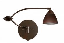 Besa Lighting 1WU-1858MB-BR - Besa Wall Divi Bronze Metal Bronze 1x50W Mr16