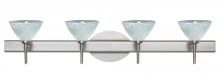 Besa Lighting 4SW-174352-SN - Besa Wall Domi Satin Nickel Marble 4x40W G9