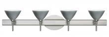 Besa Lighting 4SW-1743TN-SN - Besa Wall Domi Satin Nickel Titan 4x40W G9