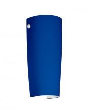 Besa Lighting 7041CM-WH - Besa Wall Tomas White Cobalt Blue Matte 1x75W Medium Base