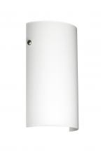 Besa Lighting 704207-SN - Besa Wall Tamburo Satin Nickel Opal Matte 1x75W Medium Base