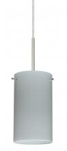 Besa Lighting B-4404KR-LED-SN - Besa Stilo 7 LED Pendant For Multiport Canopy Chalk Satin Nickel 1x9W LED