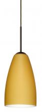 Besa Lighting J-1511VM-LED-BR - Besa Riva 9 LED Pendant J Vanilla Matte Bronze 1x9W LED