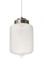 Besa Lighting J-OLINFR-SN - Besa Olin Pendant For Multiport Canopy Satin Nickel Frost 1x60W Medium Base T10