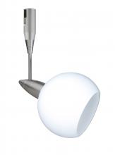 Besa Lighting RSP-155907-18-SN - Besa Spotlight With 18" Stem Palla 3 Satin Nickel Opal Matte 1x35W Halogen Mr11