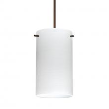 Besa Lighting RXP-4404KR-BR-277 - Besa Stilo 7 Pendant Bronze Chalk 1x50W Halogen, 277V