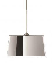 Besa Lighting RXP-6773MR-SN - Besa Groove Pendant Mirror-Frost Satin Nickel 1x50W Halogen