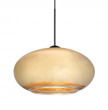 Besa Lighting X-2492GF-BK - Besa Pendant For Multiport Canopy Brio 7, Black Finish, Gold Foil 1x35W MAX GY6.35 Base