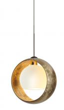 Besa Lighting X-4293GG-BR - Besa Pendant For Multiport Canopy Pogo Bronze Gold/Inner Gold 1x35W Halogen