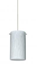 Besa Lighting X-440419-SN-277-DIM010 - Besa Stilo 7 Pendant for Multiport Canopy Satin Nickel Carrera 1x50W Halogen, 277V, 0-10V