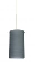 Besa Lighting X-4404TN-SN-L - Besa Stilo 7 Pendant for Multiport Canopy Satin Nickel Titan 1x50W Halogen, 15Ft. Cord