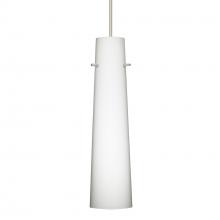 Besa Lighting X-567407-SN-277-DIM010 - Besa Camino Pendant for Multiport Canopy Satin Nickel Opal Matte 1x50W Halogen, 277V, 0-10