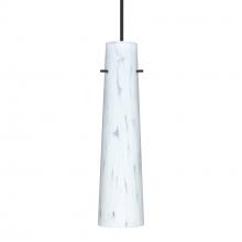 Besa Lighting X-567419-LED-BK-L - Besa Camino Pendant for Multiport Canopy Black Carrera 1x50W Halogen, 15Ft. Cord