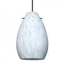 Besa Lighting XP-171319-BK - Besa Pendant Pera 6, Black Finish, Carrera 1x50W MAX GY6.35 Base